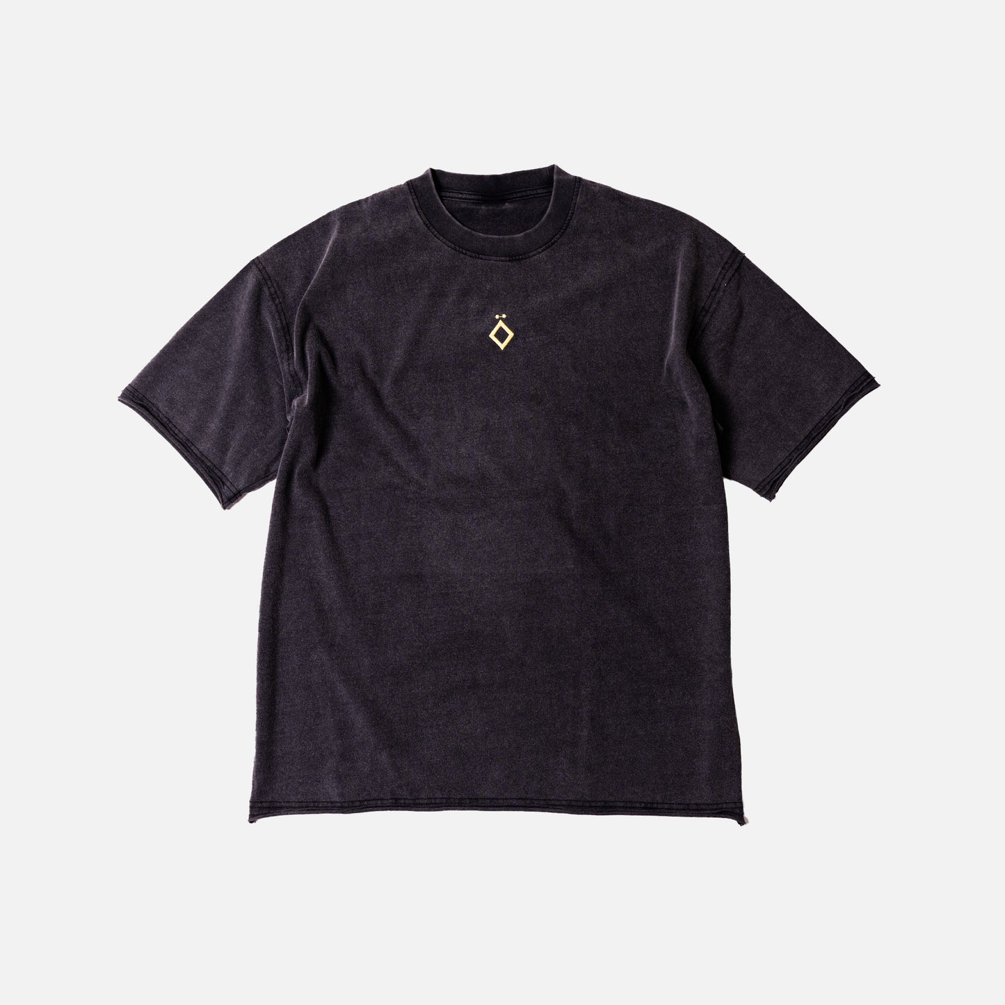 Men’s oversized stone-black t-shirt