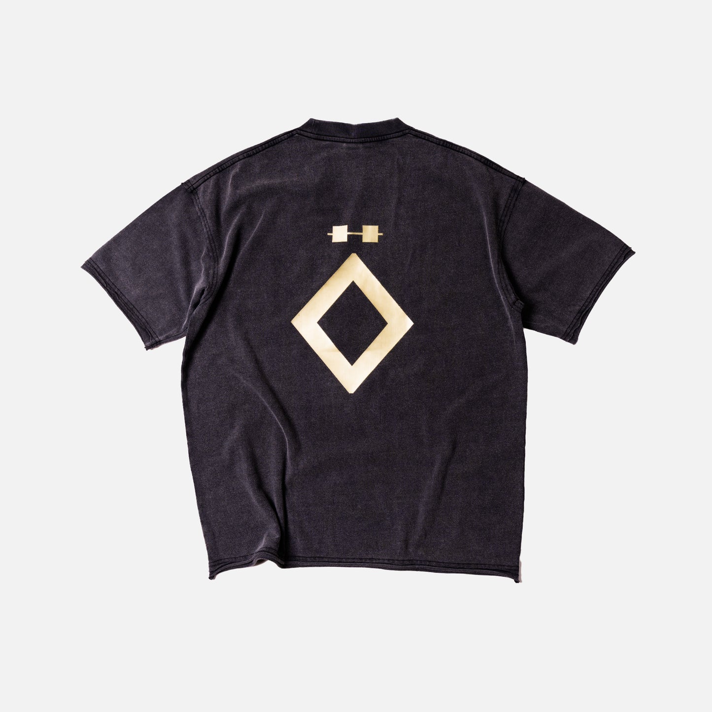 Men’s oversized stone-black t-shirt