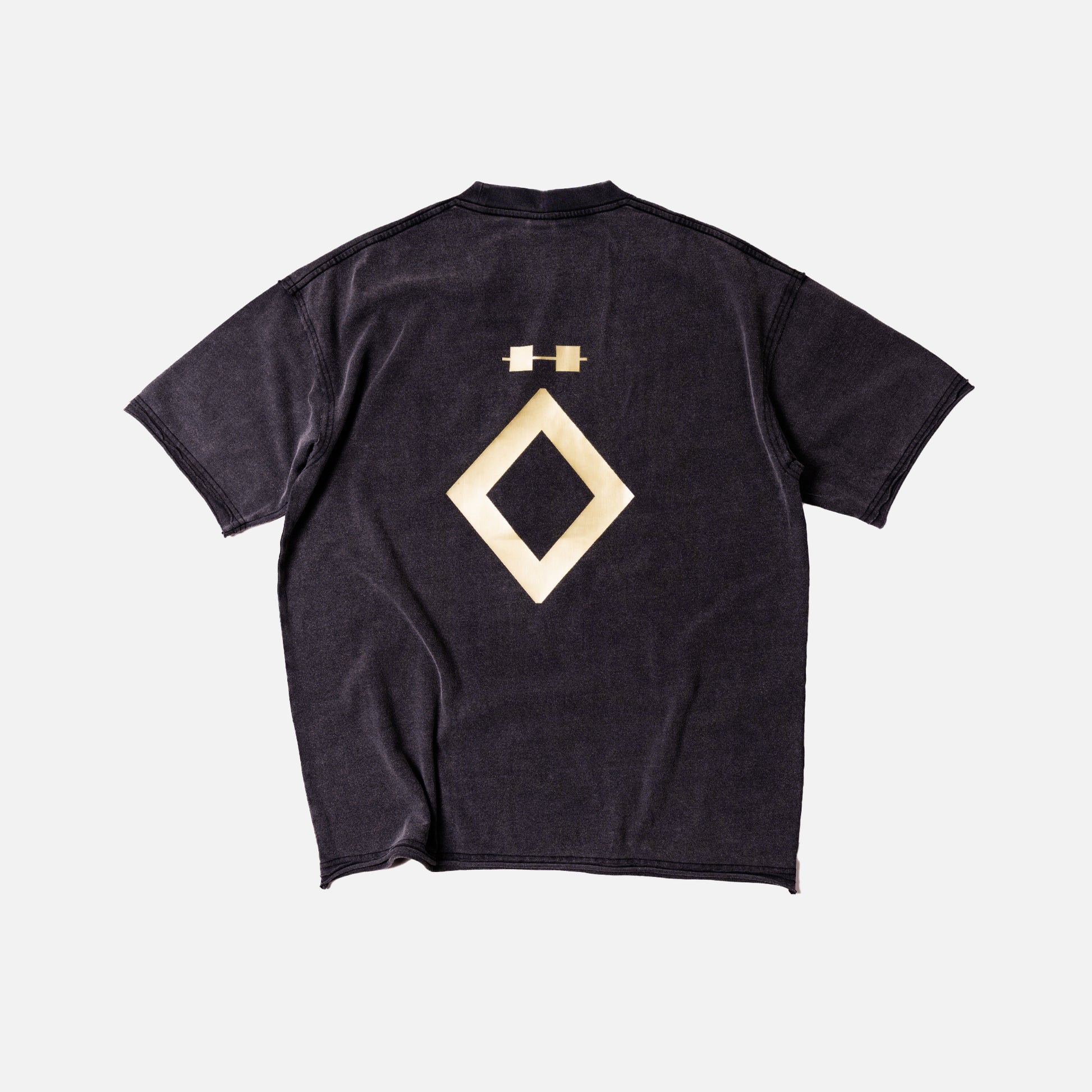 Men’s oversized stone-black t-shirt