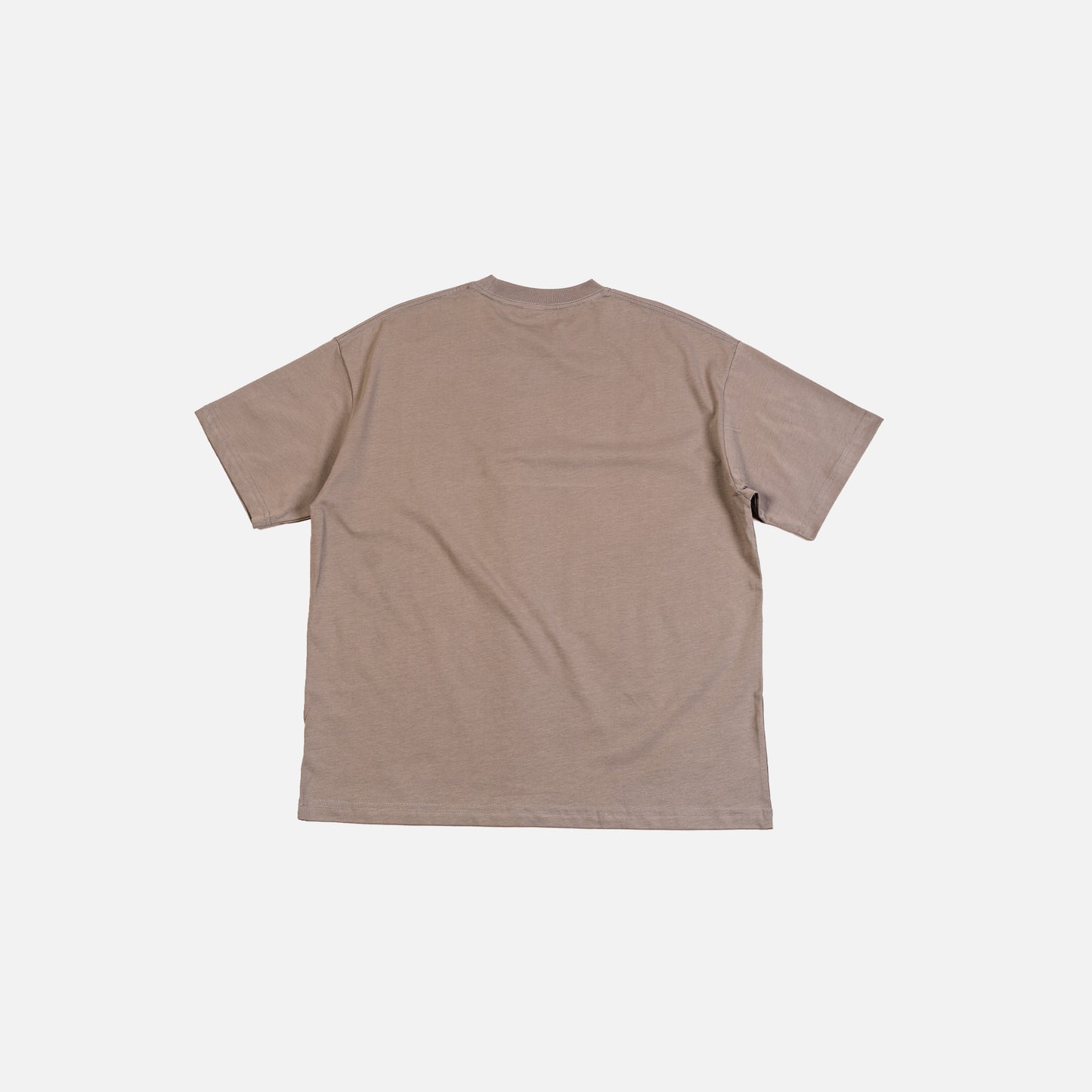 Brown t-shirt on a white background